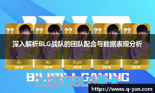 深入解析BLG战队的团队配合与数据表现分析